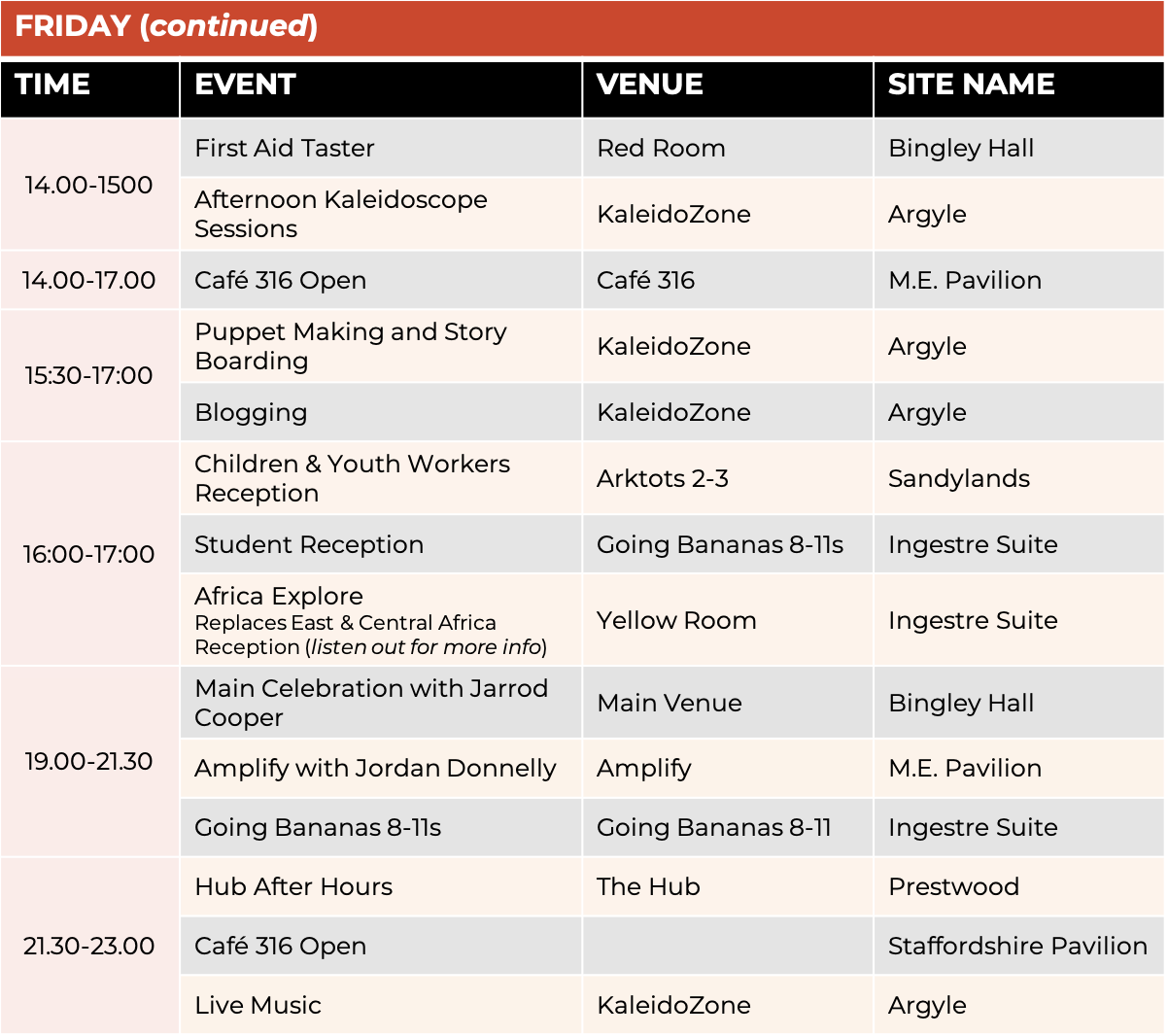 Schedule - Friday 2 - v2